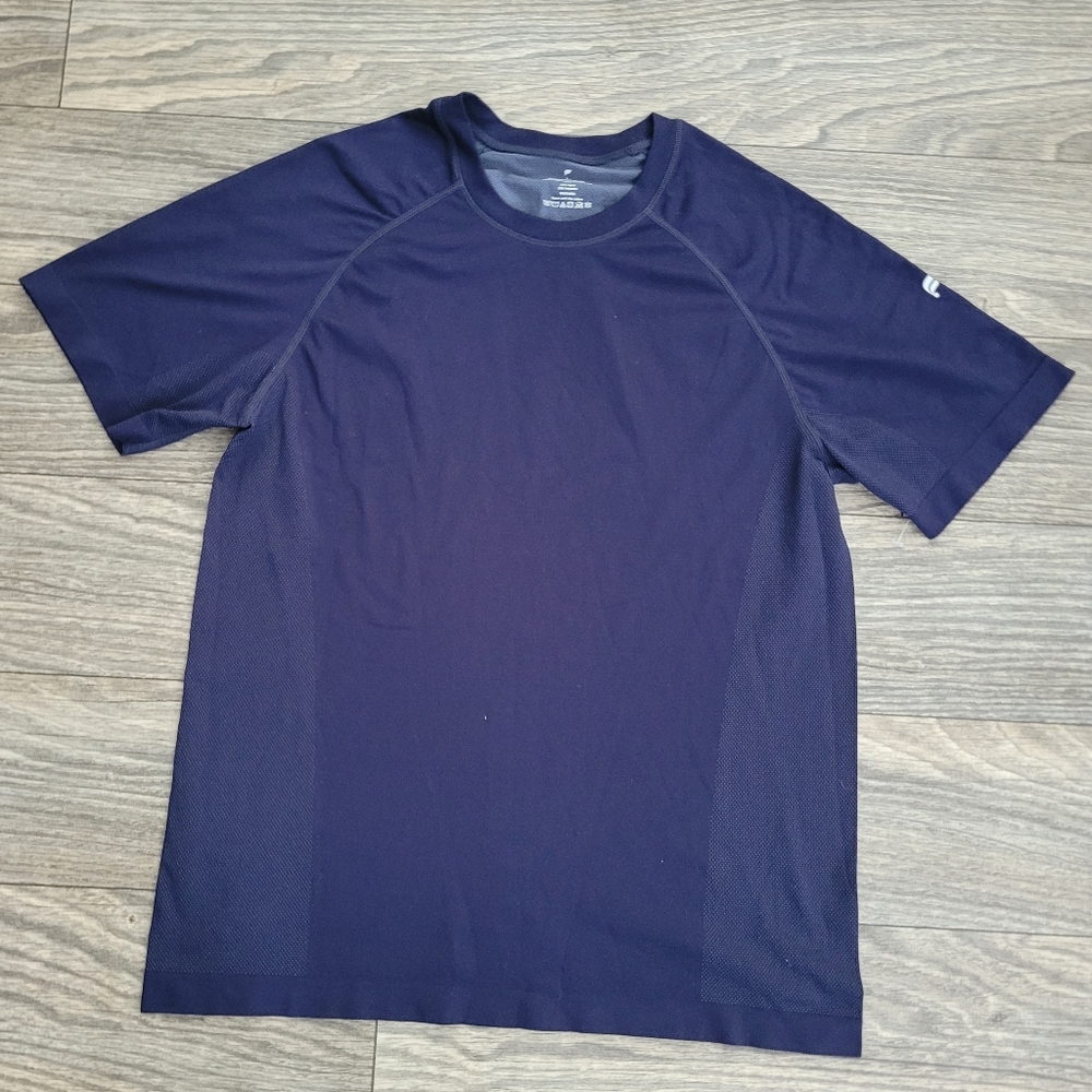FABLETICS Size L Men's Navy Blue Performance Shirt. Used. In excellent